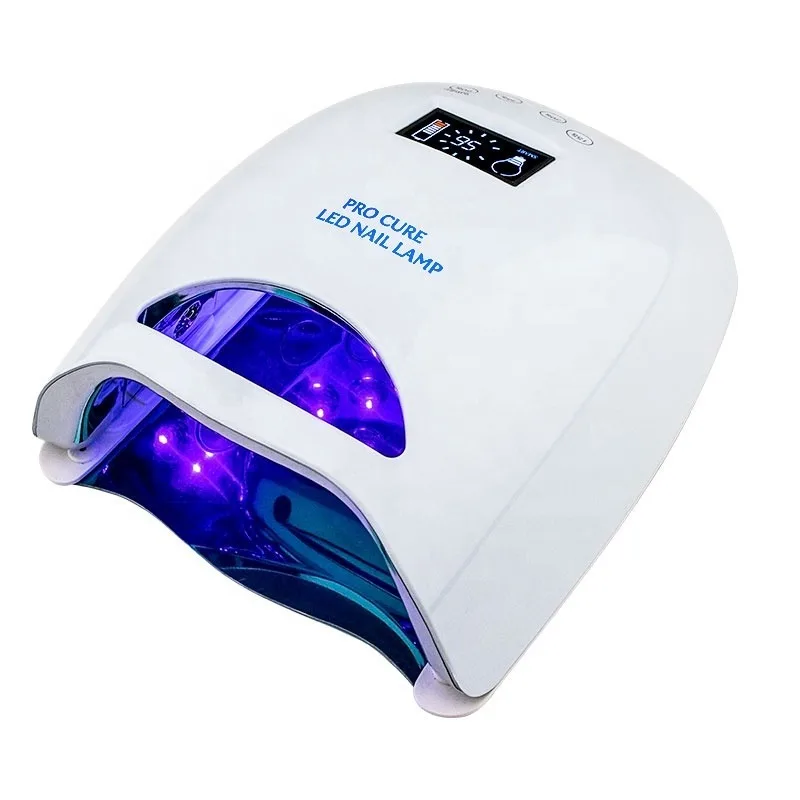 Sunlight Fast Dry Smart Timing Nail Art Equipment LCD Display Manicure Tools 48W cordless Dual UV LED Nail Dryer lamp