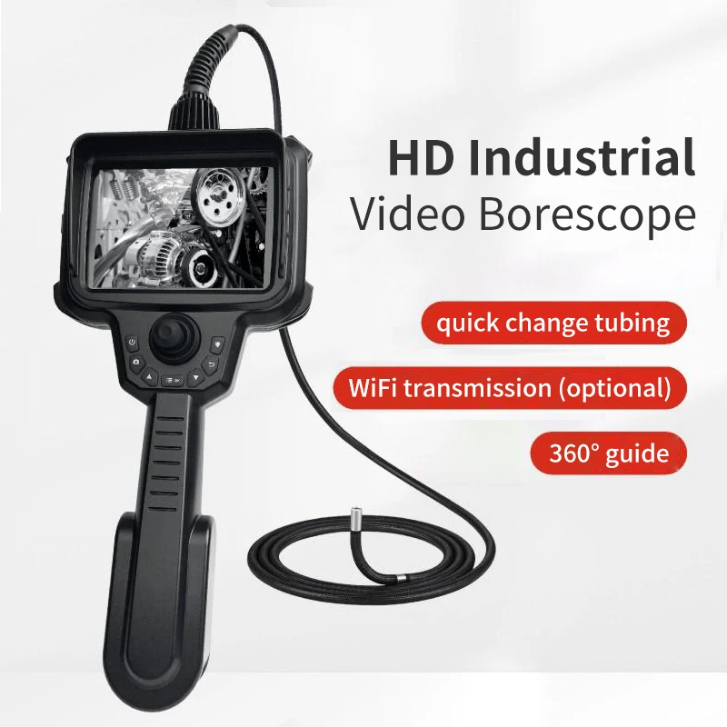 High-definition Industrial Endoscope500W Hole Burr Detection Visual Instrument Casting Industrial Pipeline Camera Hole Detection