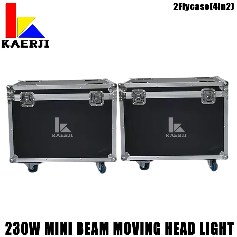 

2Pcs Case For 230W 7R DMX 17 Gobos Prism Led DJ Spot Beam Mini Moving Head Light Effect Music Party Stage Lighting Equipment