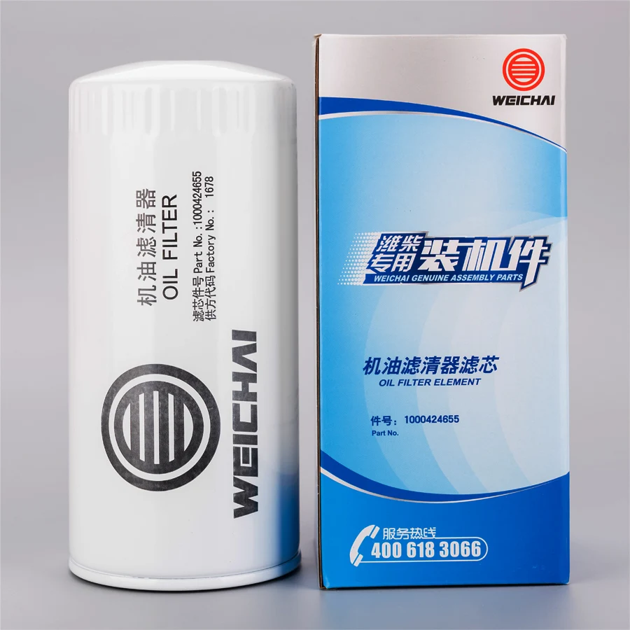 1000424655/61000070005/JX0818A Weichai special oil filter