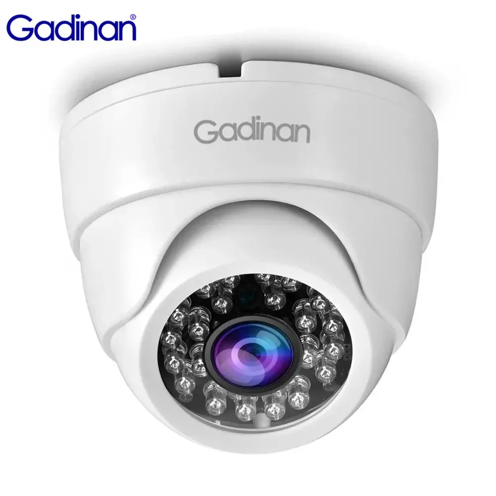 

Gadinan 5MP 1080P 720P AHD Camera Mini Dome BNC Indoor IR CUT Filter 24pcs IR Leds Night Vision Security Protection ABS Plastic