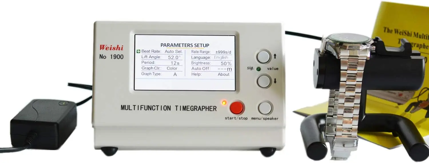 

Multifunction Timegrapher for Mechanical & Coaxial Watches with LCD Screen