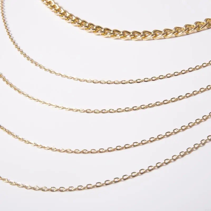 N2UE Multi -Layered Chain Party Night Club Shinning Dancing Jewelry