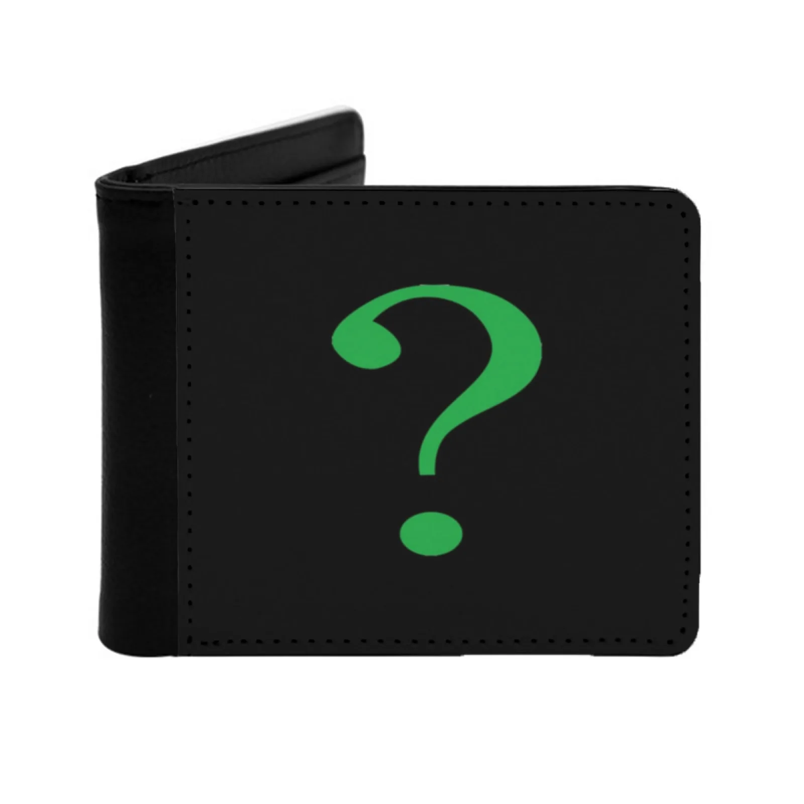 

Короткие мужские кошельки Riddler, держатель для кредитных карт, ретро-кошелек, мужской кошелек из искусственной кожи, винтажный многофункциональный кошелек с персонализированным принтом