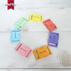10PC Engraved Dog Collar Metal Buckle Hardware for 20mm/25mm Webbing DIY Leash Parts - Top Quality Available in 7 Colors