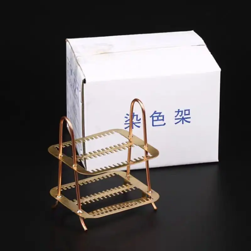 

All copper staining rack, 30 position laboratory microscope slide rack, slide placement rack, laboratory copper slice staining c