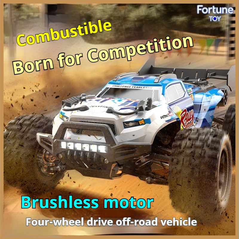 SCY-18101 PRO Brushless Rc Car 1:18 4 Wheel Drive High Speed Monster Truck Off Road Full Proportional Led Headlight Adult Racing