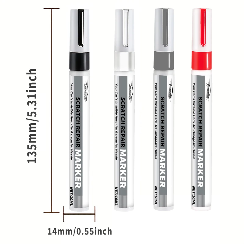 Car Scratch Repair Pen - Self-Use Paint Touch-Up Pen for Cars, Suitable for Repairing Scratches on Dashboards, Car Doors, Trim Strips, Buttons, and Switch Areas Easy to Use, Long-Lasting and Non-Fadin image 6