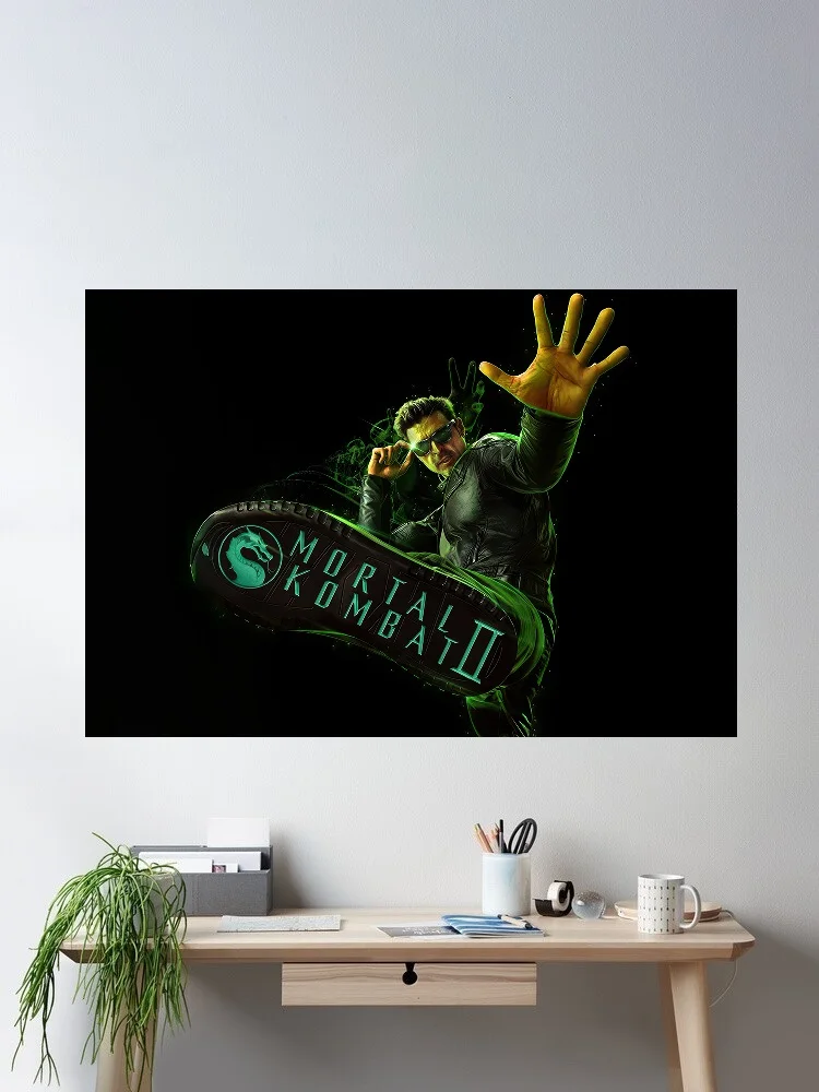 Mortal Kombat 2 Movie Art Print Canvas Poster, Living Room Decor, Home Wall Picture