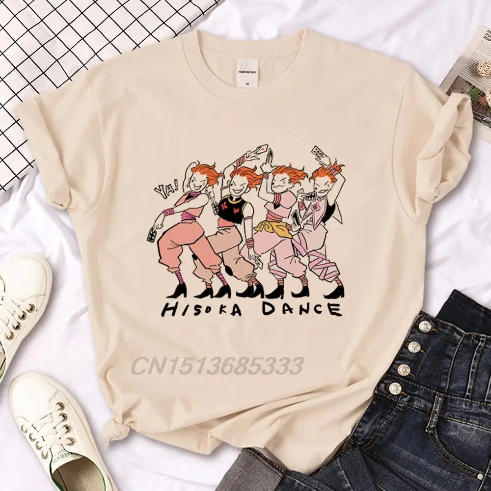 

The First Rule Of Fight Club Women Funny T-shirts Take Your Heart Hat Printed Ladies Tee Tops Hisoka Dance Girls Cotton Clothing