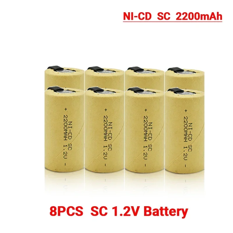 2200mAh nickel cadmium rechargeable battery suitable for Makita Bosch Hitachi and DeWei power tools, screwdriver battery, 1.2V