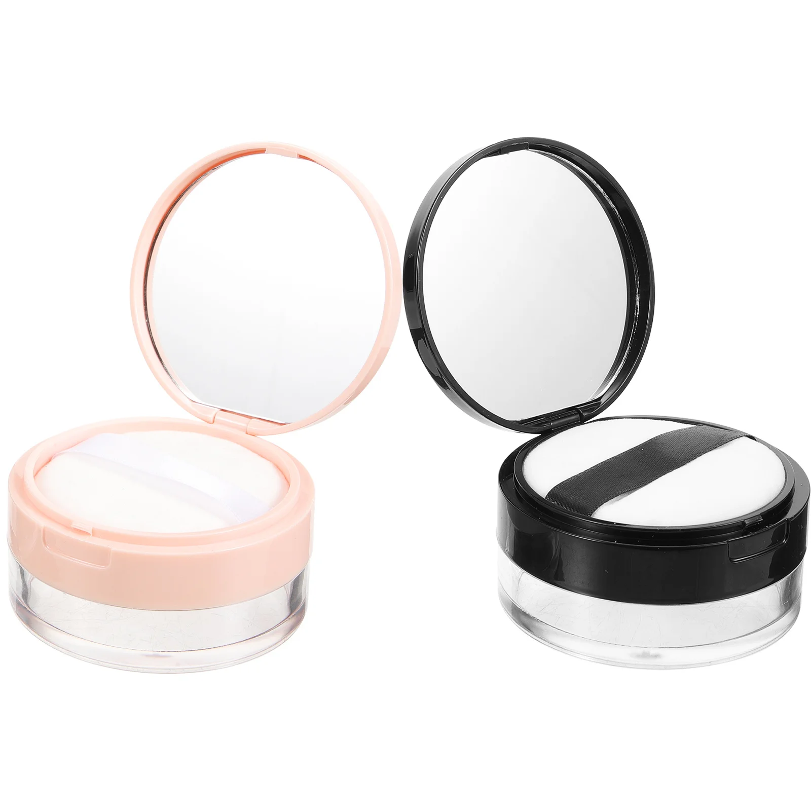 2 stücke Lose Box 20G Kleine Nachfüllbare Behälter Für Reise Leere Pulver Box Make-Up Körper Pulver Lagerung Leere Puff fall