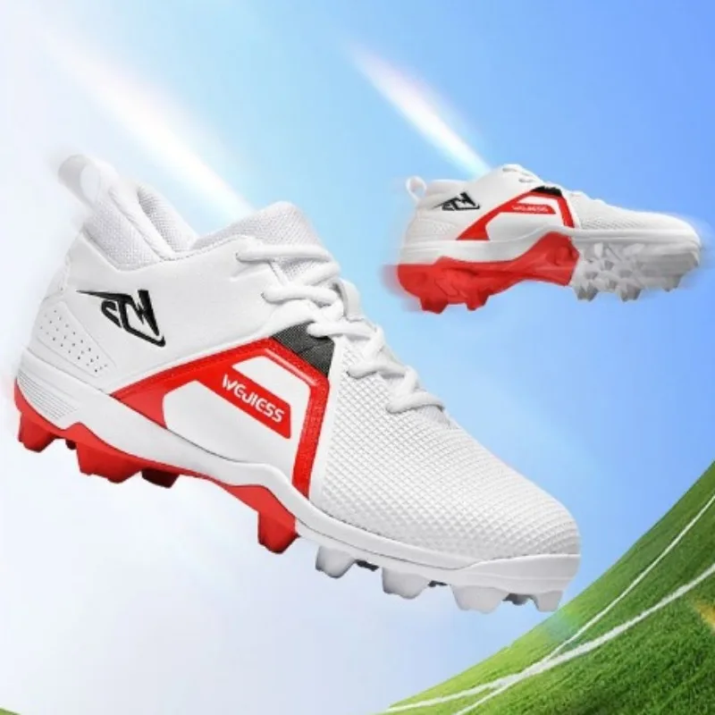 Professional Baseball Shoes Outdoor Grass Men\'s Softball Shoes Non-slip Shock Absorption Wear-resistant Low-top Training Shoe