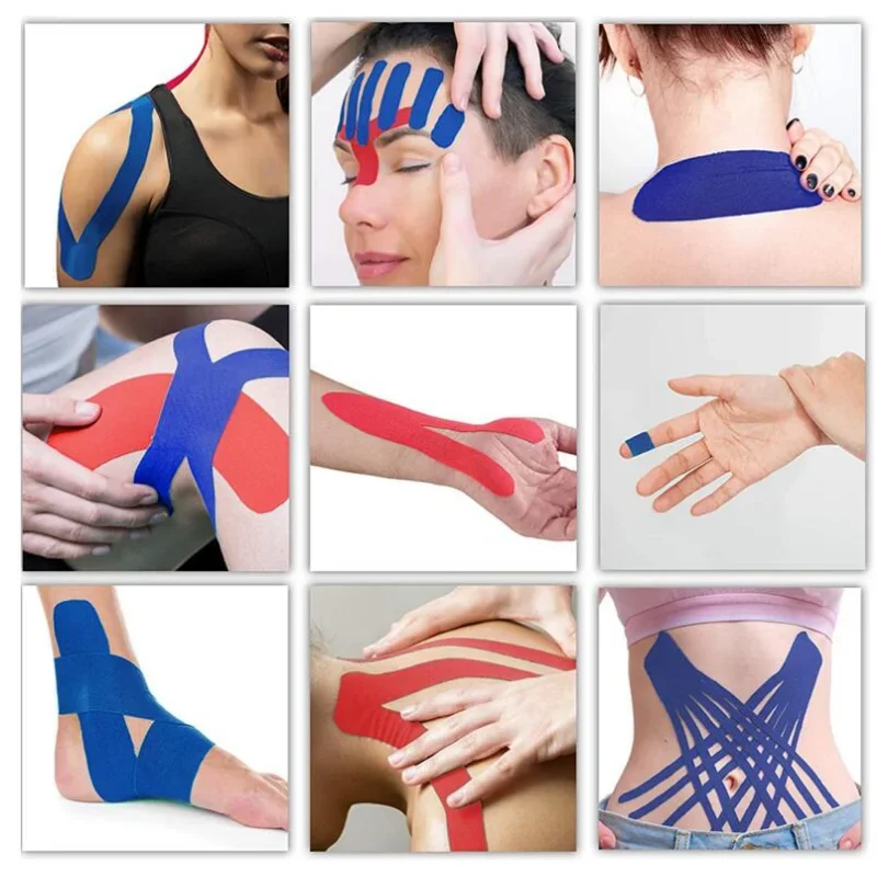 5 Maat Kinesiologie Tape Atletisch Herstel Zelf Hechtende Wrap Taping Medische Spierpijnverlichting Kniebeschermers Beschermer Weken Cover