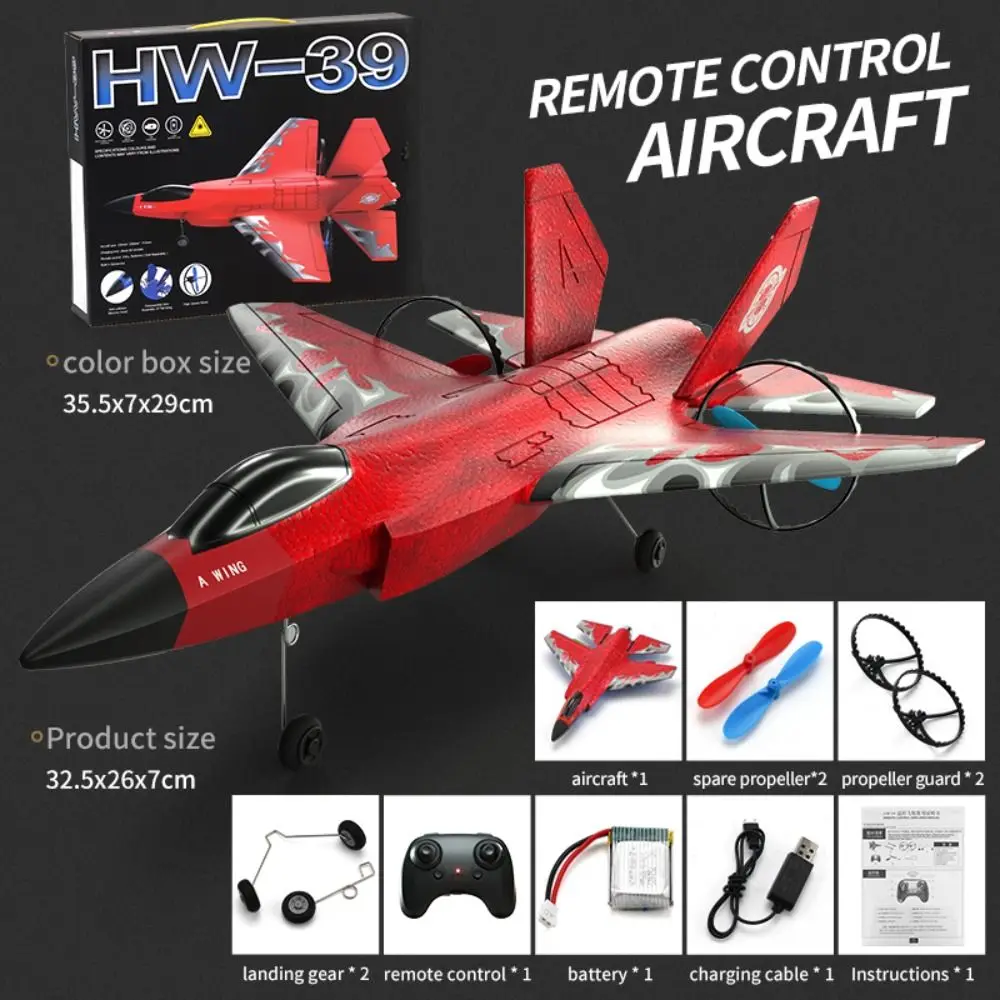 

2.4GHz EPP Foam Remote Control Plane Waterproof Crash Resistance Helicopter Quadcopter Stunt Roll Cool RC Fighter Plane