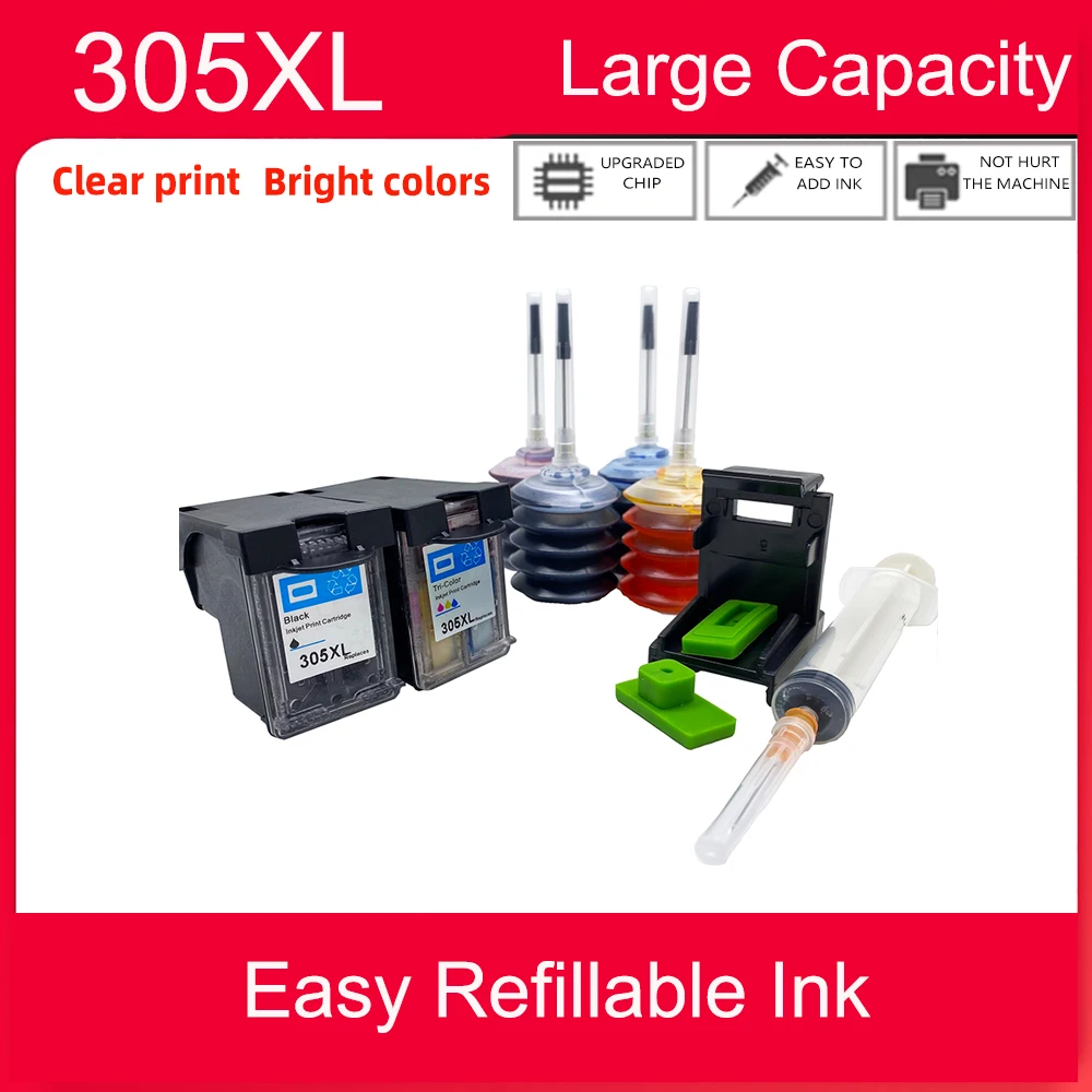 

einkshop For HP 305 Compatible Ink Cartridge For hp 305 xl DeskJet Plus Series 4100 4110 4120 4121Printer