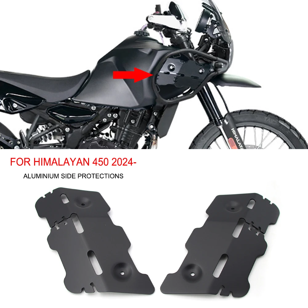 For Royal Enfield Himalayan 450 2024- Accessories Aluminium Side Protections Himalayan450 Motorcycle Crash shield cover
