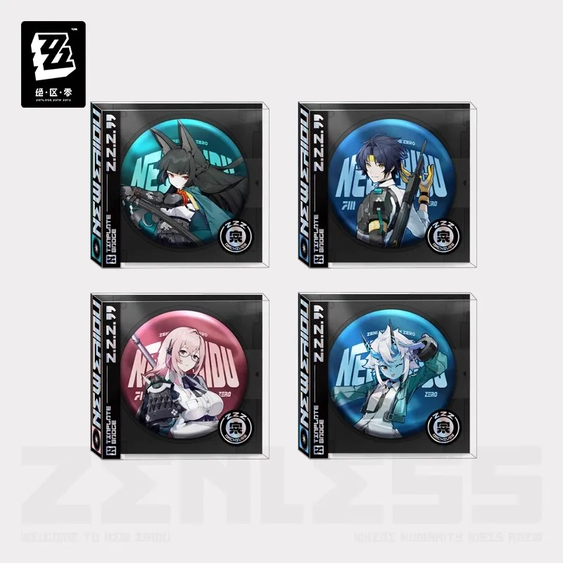 

Официальный значок miHoYo Zenless Zone Zero Sprite Series, жестяной значок H.S.O.S.6, оригинальные аксессуары для игр в стиле аниме, брошь