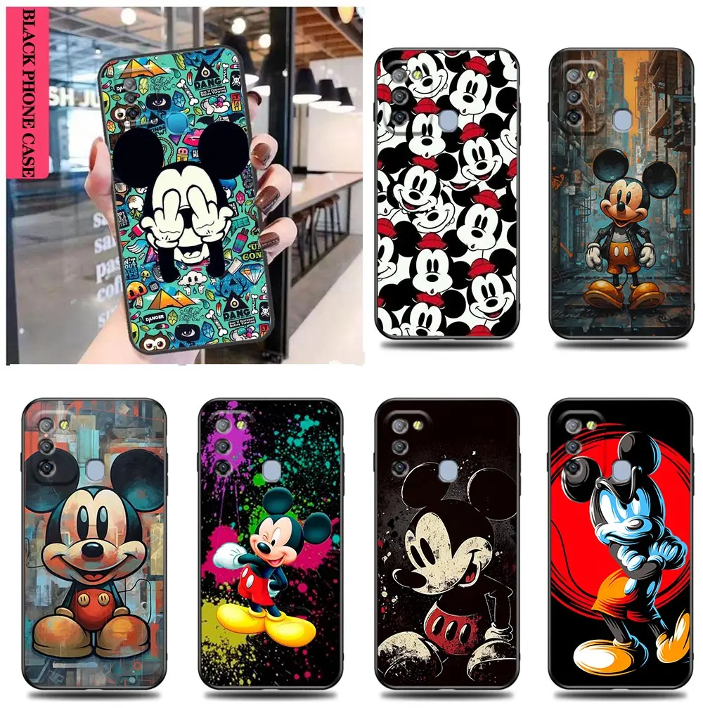 Cute M-Mickey M-Minnie Mouse Phone Case For Infinix CAMON 19 16 ZERO 30 X NEO 20 8 POVA 5 4 2 NOTE 30 12 G96 11 10 8 Case Funda