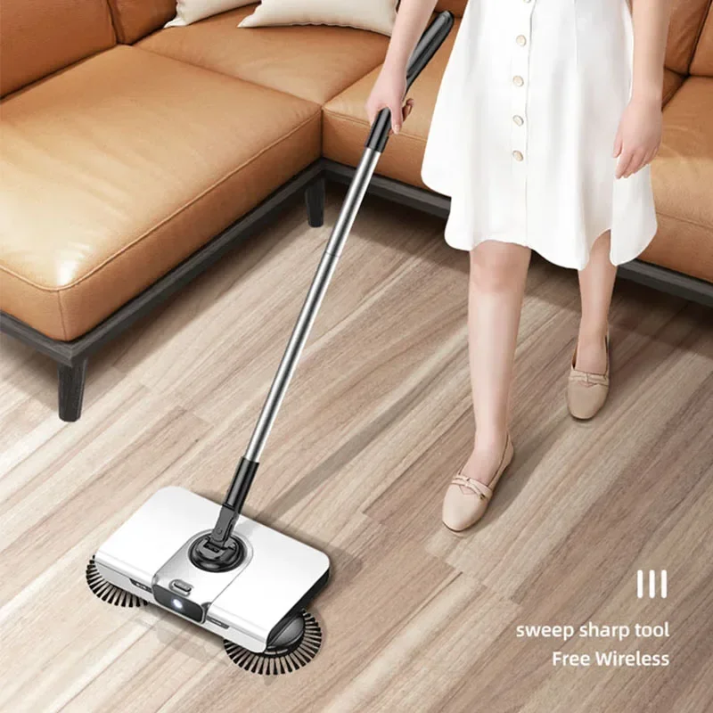 220v Electric Broom Robot Vacuum Cleaner Mop For Washing Floors Carpets Smart Kitchen Sweeper Home Machine Magic Handle Dropshi