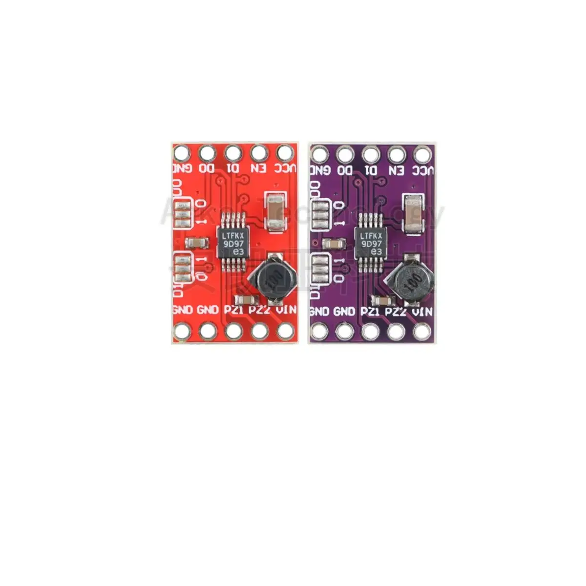 LTC3588 Energy Harvester Module, Nano-Power Energy Harvesting Power Supply Purple/Red Board, Development Board