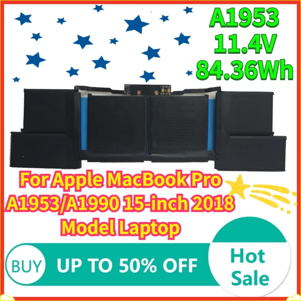 

11.4V 84.36Wh A1953 Laptop Battery For Apple MacBookPro A1953 A1990 15 inch 2018 laptop battery