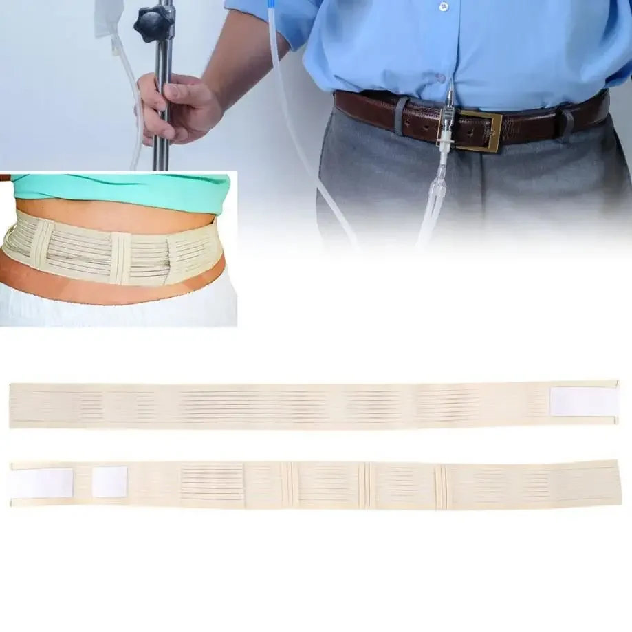 Adjustable Peritoneal Dialysis Waist Belt S/M/L - Catheter Protector Abdominal Belt with Fixation Device for Dialysis Patients