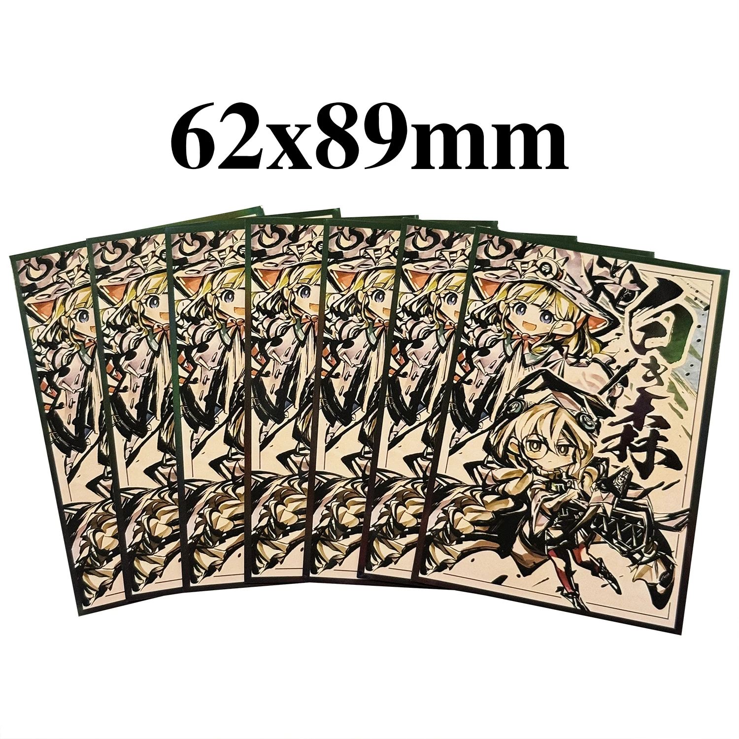 60 шт./пакет, 62x89 мм, размер YGO, рукава для карт для YuGiOh, игровые карты, держатели аниме, TCG-карта, голографическая упаковка, сумка, защита для карт