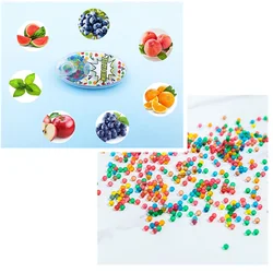 100pcs Mixed Fruit Flavour Mint Flavor Capsules Cigarette Beads Explosion Ice Pops Cigarette Filter Brush Ball For Smoking Tools