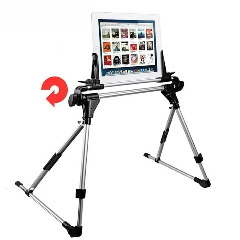 Tablet Stand Phone Holder Adjustable Lazy Bed Floor Desk Tripod Foldable Desktop Mount for IPhone IPad Galaxy Tab Support