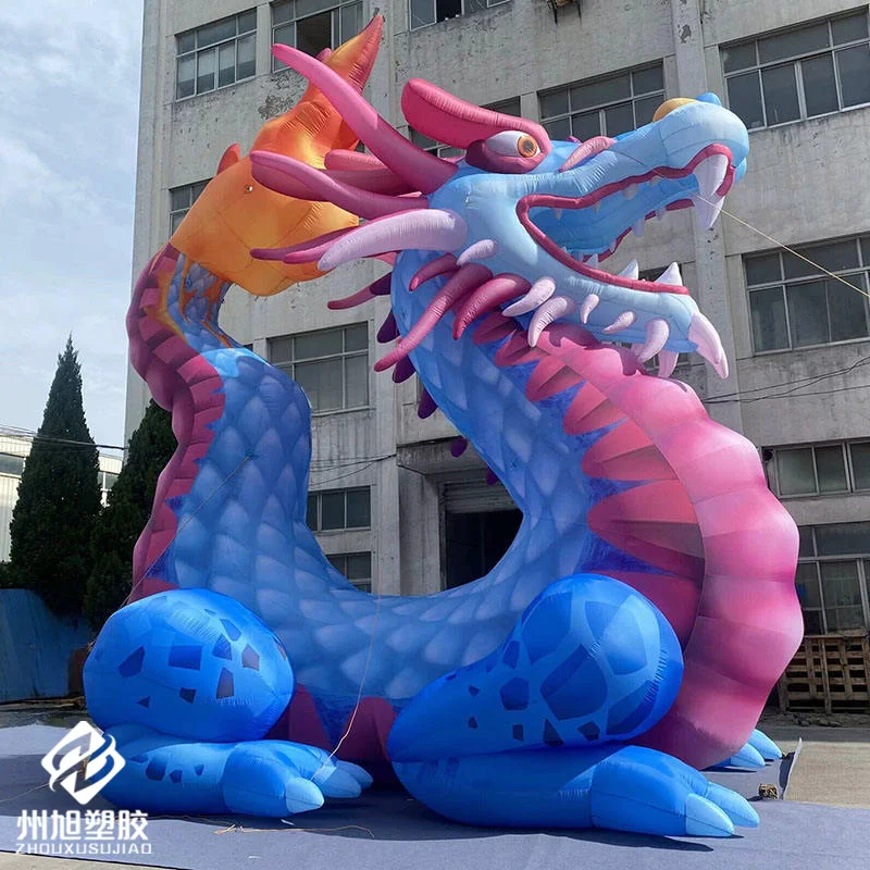 

Надувной китайский дракон, надувная модель в форме животного, с воздуходувкой, для украшения торговых центров на Новый год.