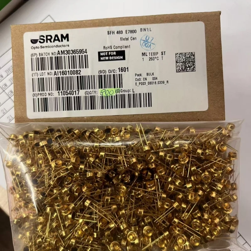 

10PCS SFH 483 E7800 EMITTER IR 880NM 1.5V 200MA TO-18 Metal Can LED ASFH483E7800