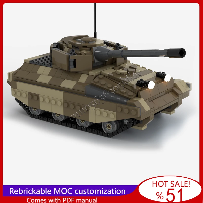 

997 PCS MOC ZDF-4 Four Tracked Super Heavy Tank Model Assembled DIY Set Educational Creative For Kids Toy Popular Festival Gifts