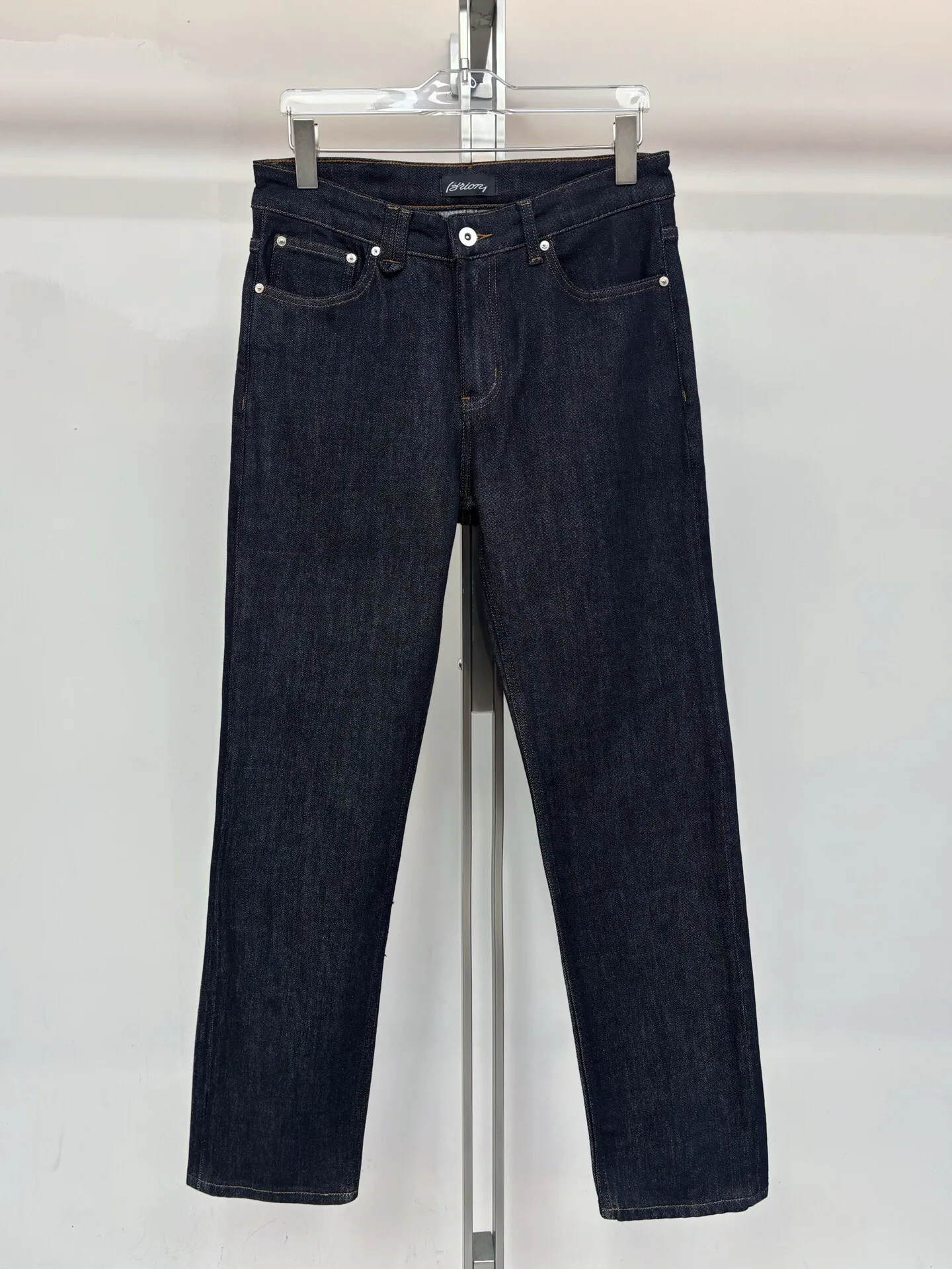 Bri simple casual Italian old money style men's straight wear-resistant jeans