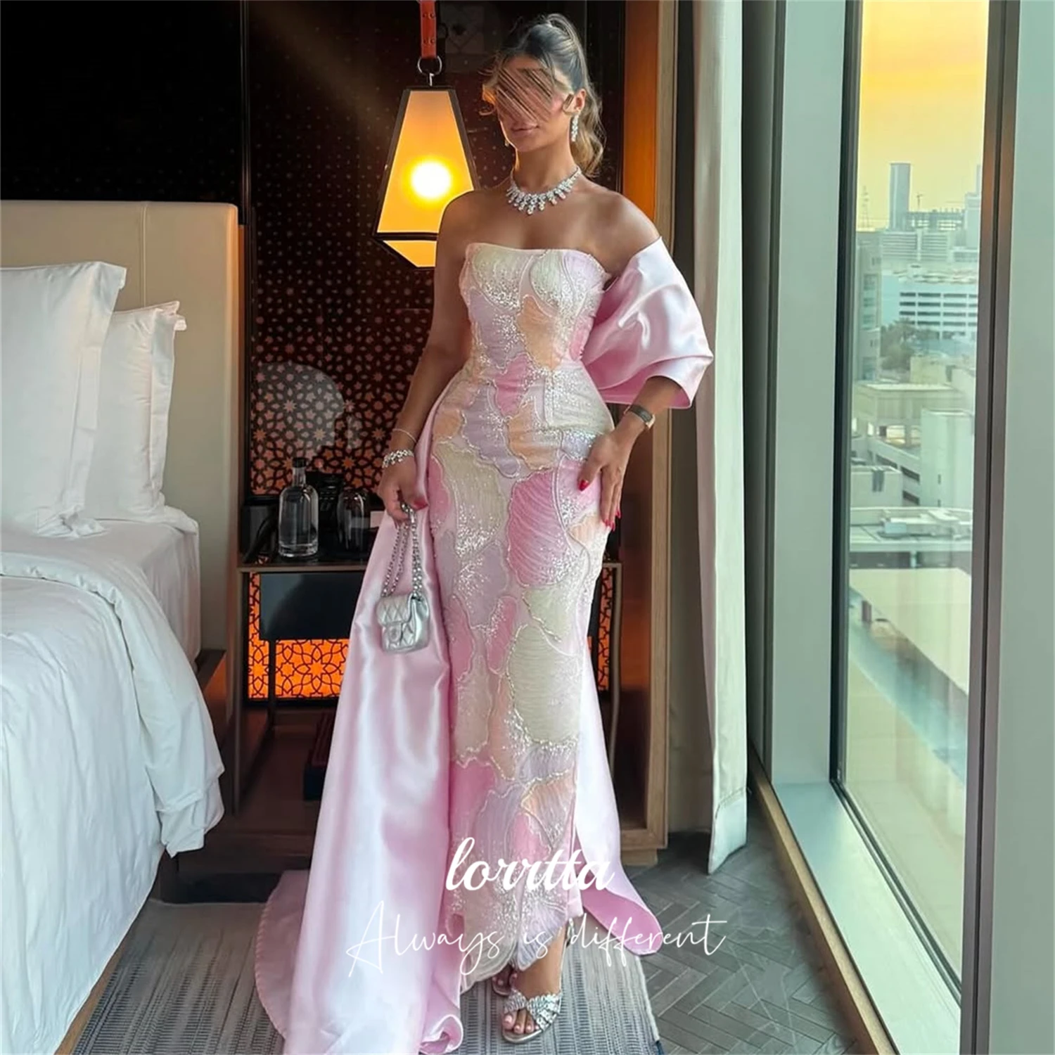 Lorrtta Robe personnalisée pour occasions spéciales Robes de soirée de luxe 2025 Femme Happy Sharon Robes Sirène فسات БmaveraRobe de bal