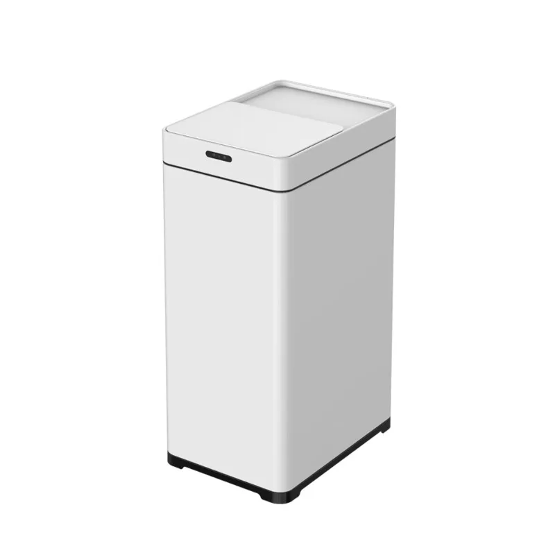 Induction trash can 30L42L50L stainless steel household and commercial hotel large trash can manufacturer customization