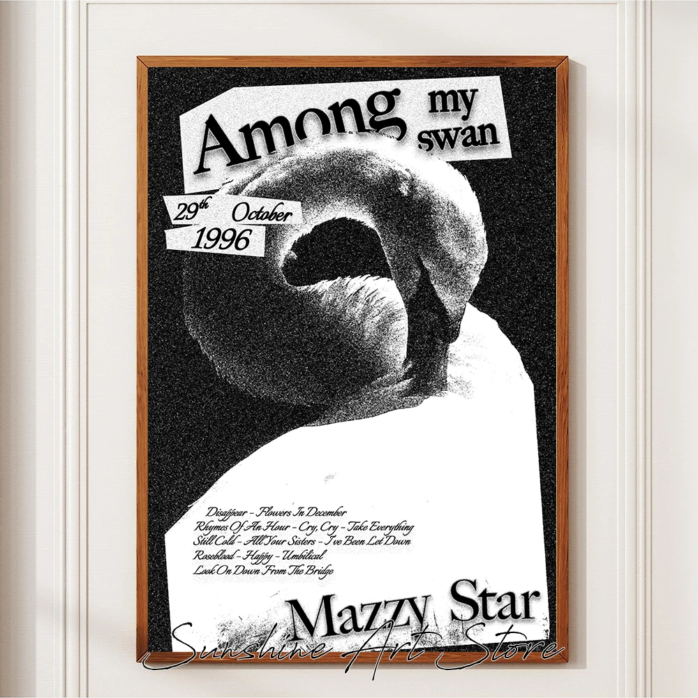 Mazzy Star Among My Swan Dream Pop Album Mazzy Star Music Art Fans Artwork Poster Canvas Painting Wall Pictures Home Decor Gifts