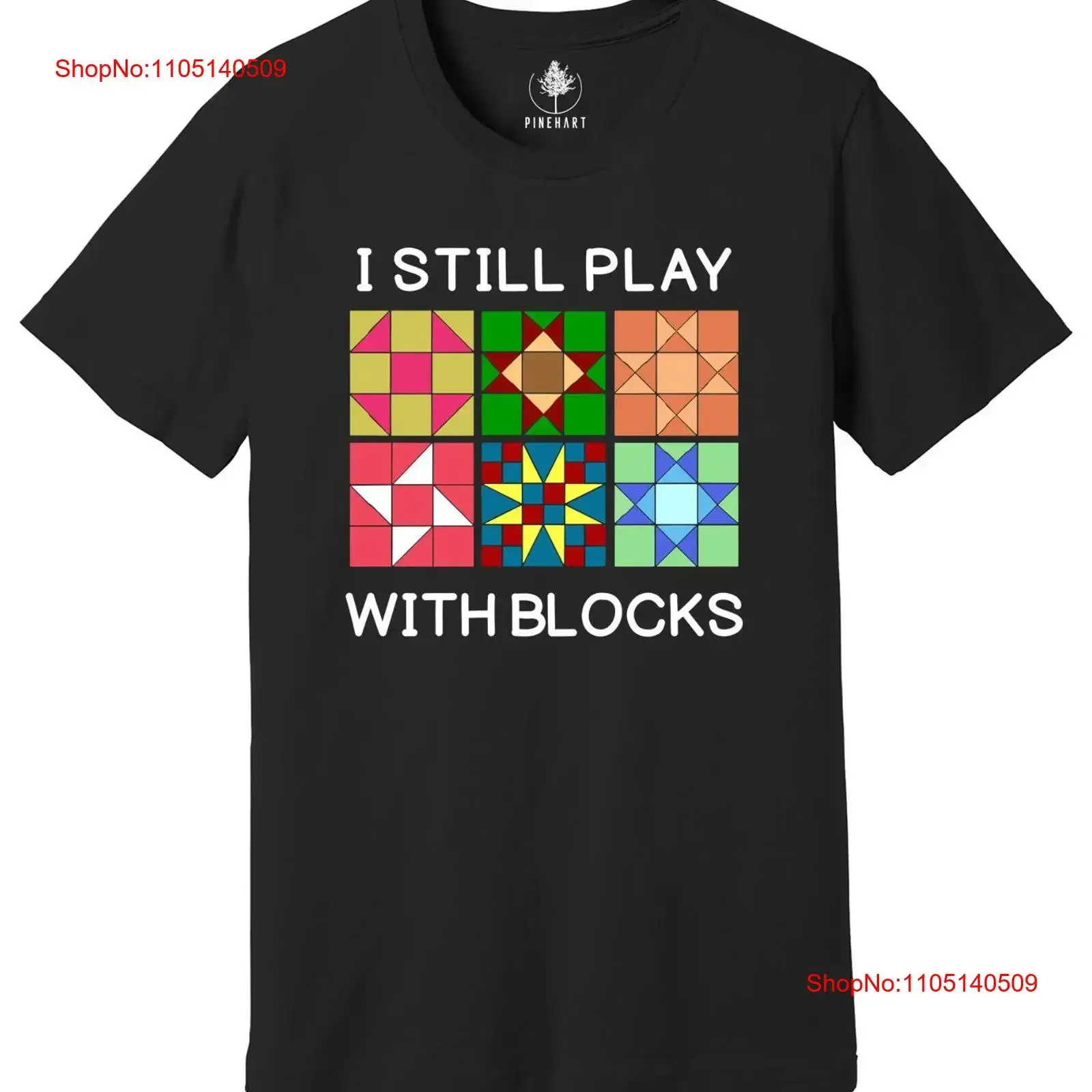 ما زلت ألعب مع كتل تي شيرت أنماط اللحاف لحاف خمر غسلها عارضة أنيقة مصمم الملابس تنفس الرسم #1