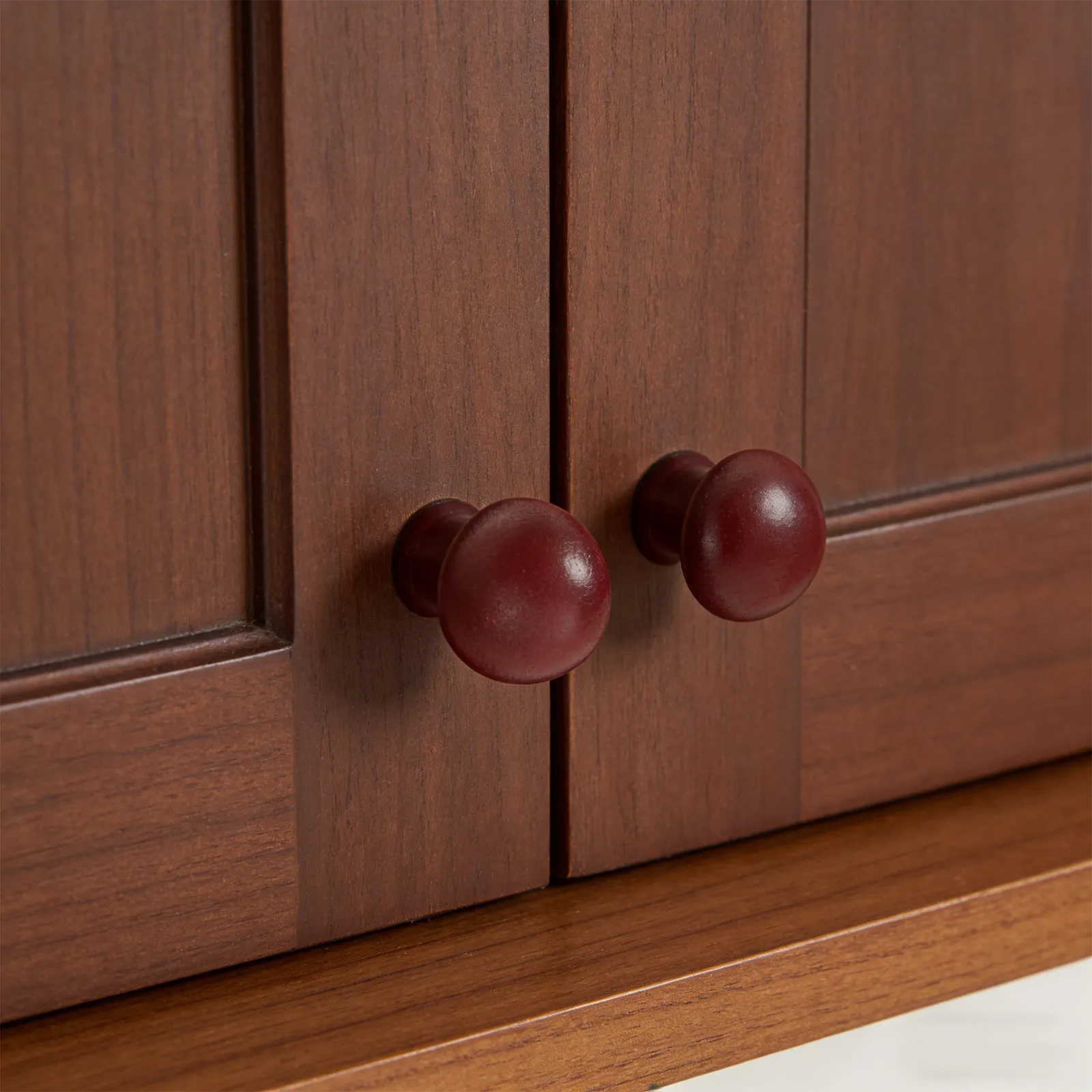 Mushroom Cabinet Knobs 2 Piece Kitchen Steam Cabinet Handle Replacement Smooth Oil Resistant Durable