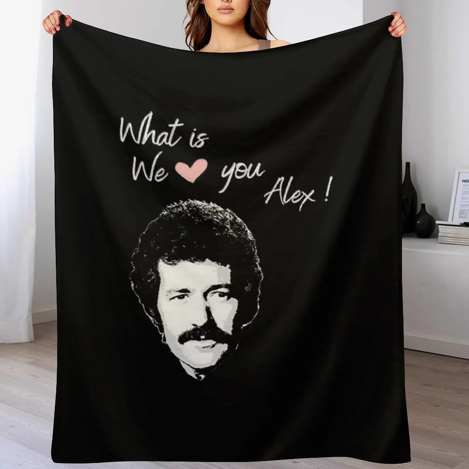 alex trebek rip Throw Blanket Bed Fashionable Cute For Decorative Sofa Blankets