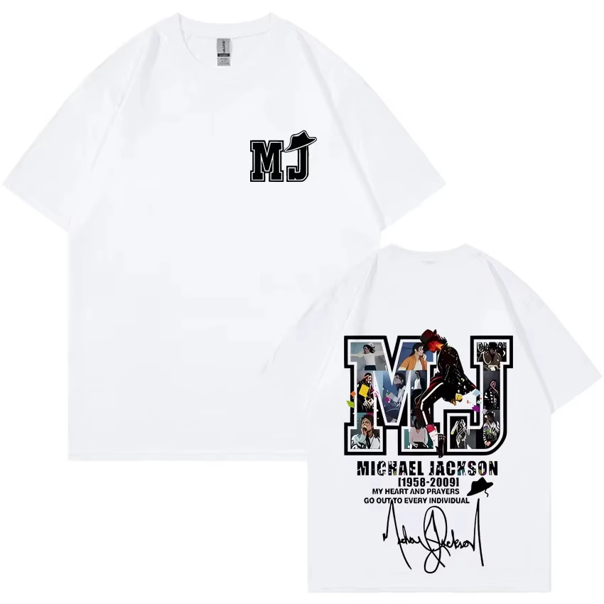 Camiseta clássica com estampa de michael jackson, moda punk rock, tendência de verão, moda feminina, harajuku, kawaii, roupas femininas y2k