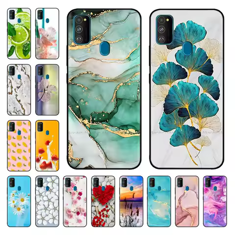 For Samsung Galaxy M31s M31 M21 M01 Case Para Silicone Soft TPU Phone Back Cover Case For Samsung M 21 31 01 M 31S Bumper Hoesje