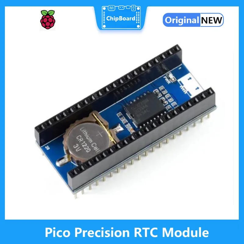 Pico Precision RTC Module for Raspberry Pi Pico Onboard DS3231 Chip for RPI Pico