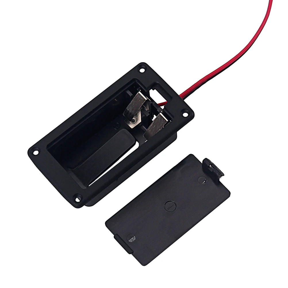 

Pickup Case Black Color for With Metal Contacts Spring Easy Replacement EQ