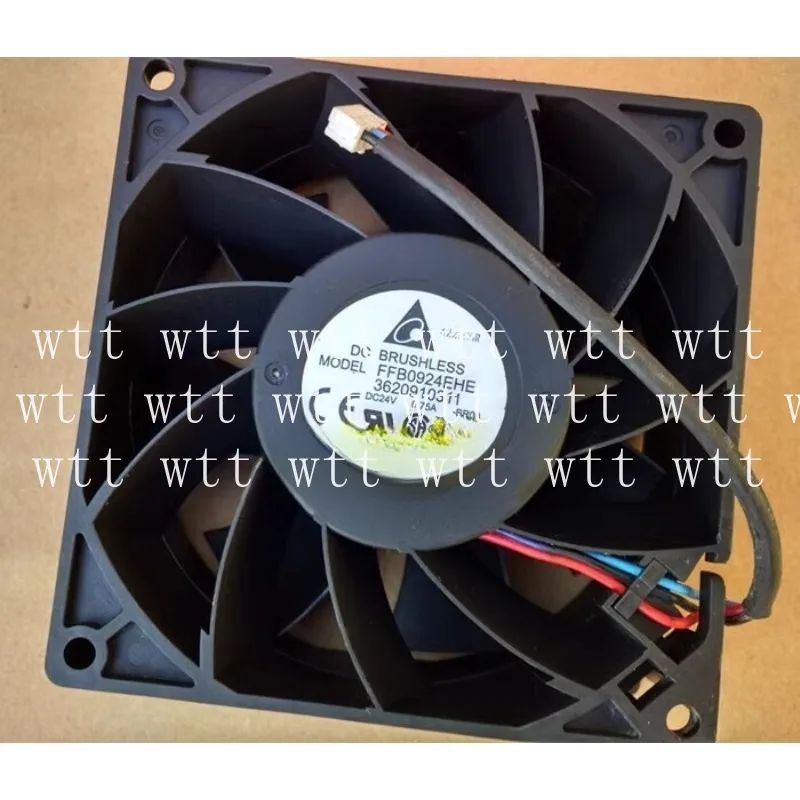 

Для 1 шт. Delta FFB0924EHE-BR00 DC24V 0,75A 3-контактный инверторный охлаждающий вентилятор