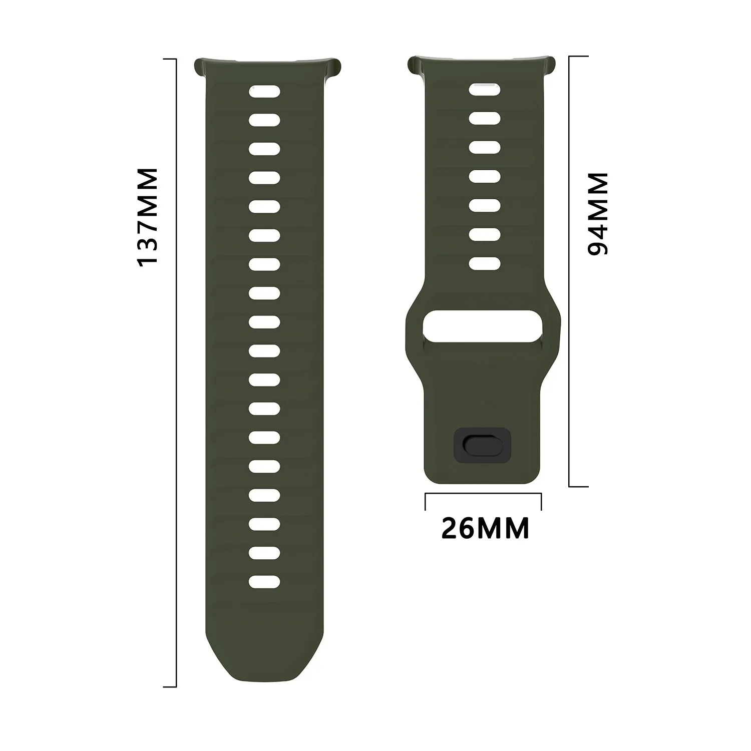 Soft Silicone Strap For Samsung Galaxy Watch Ultra Sports Band Bracelet For GalaxyWatch Ultra 47mm Watchband Accessories