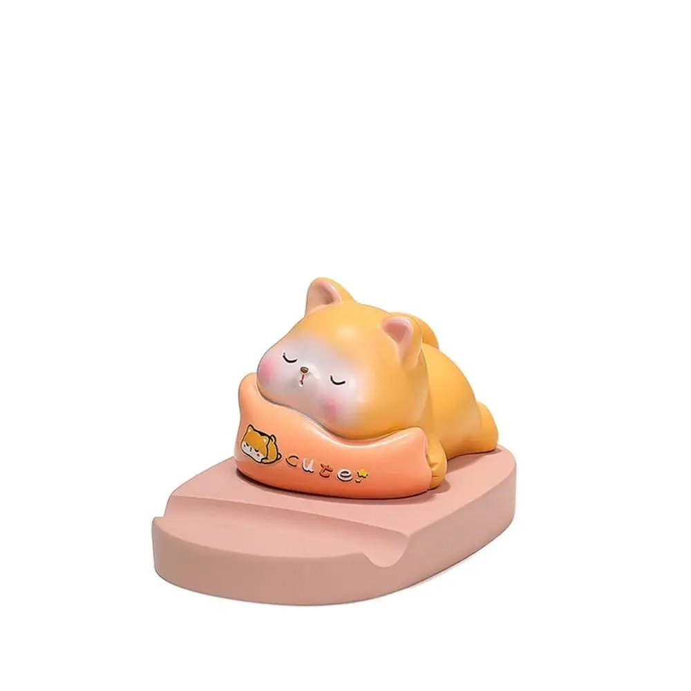 

Cartoon Resin Mobile Phone Stand Figurine Model Pig Animal Phone Holder Miniatures Support Phone Bracket Cell Phone