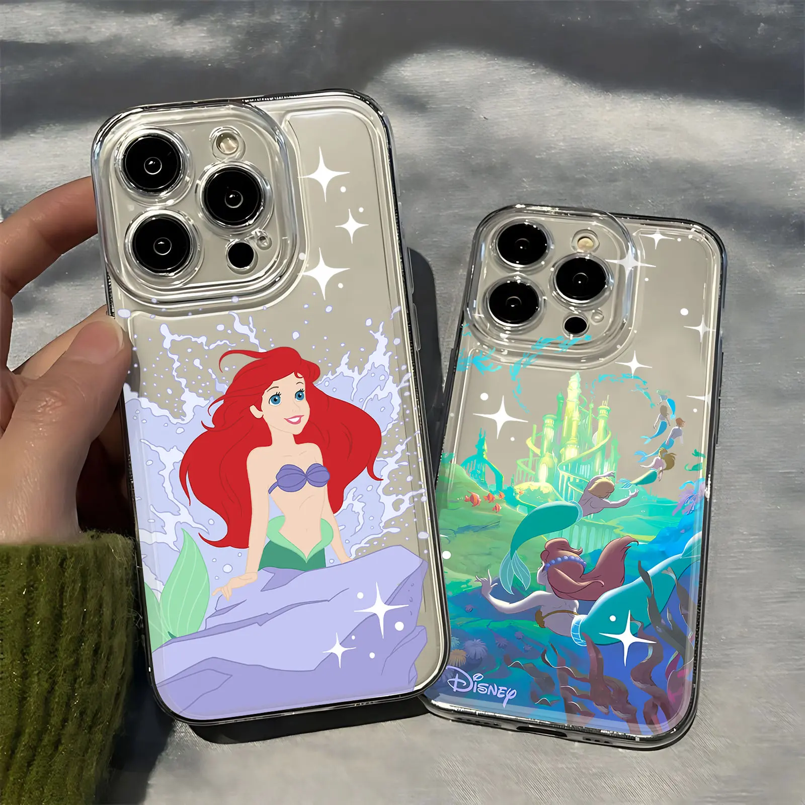 Disneys New Ariel Princess Phone Case For TECNO CAMON 30 20 POVA 6 5 SPARK 10 Infinix Smart 8 7 Note Hot 40 30i 20i Pro 5G Cover