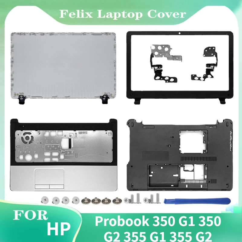 laptop lcd tampa traseira moldura frontal panrest caixa inferior caixa superior da carcaca hp probook 350 g1 350 g2 355 g1 355 g2 758057001 novo 01