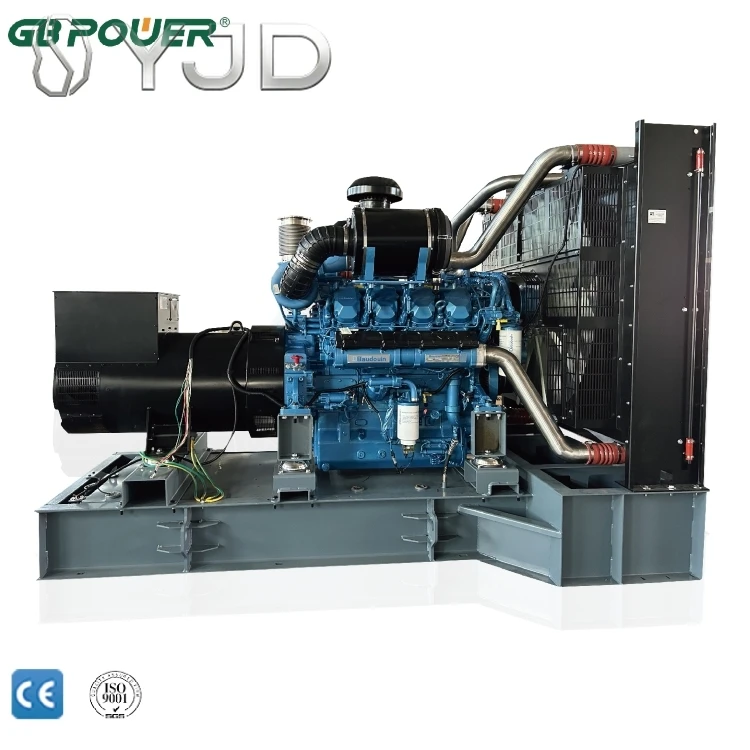 Price of 1000kva diesel Generator with Baudouin Engine 8M33G1000 Alternator Leroy Somer TAL-A49-E with Ats Optional Ce Certified